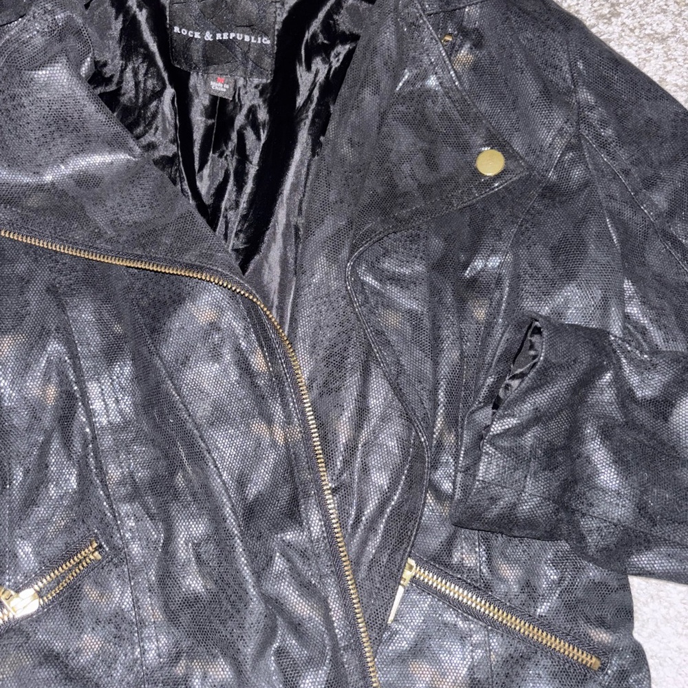 Rock & Republic Textured Black Jacket
